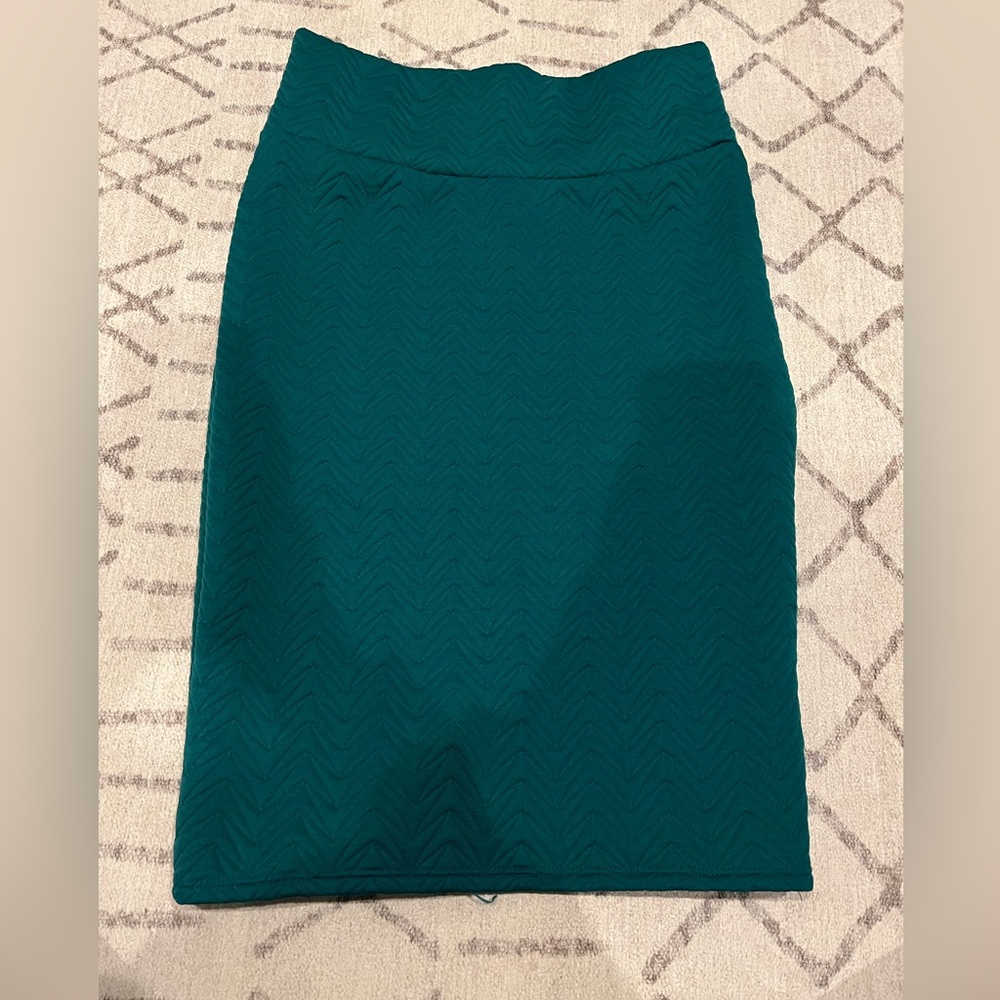 LuLaRoe Teal Pencil Skirt